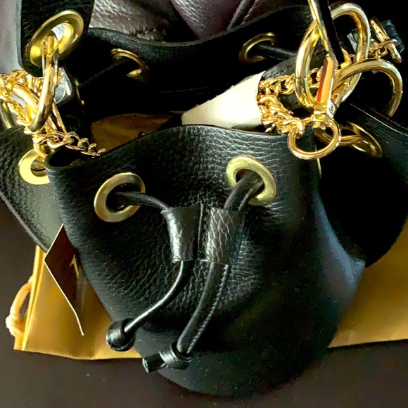 Brand New with Tags Black Italian Leather Bag - Picture 4 of 5